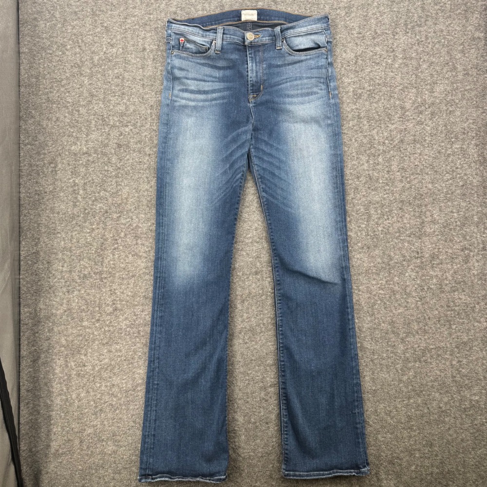 Hudson Love Midrise Bootcut Jeans Mens 32 Medium Wash Preppy Stretch Blue Denim